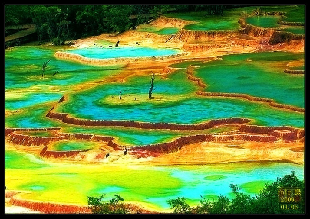 AB-11中国四川黄龙翡翠池