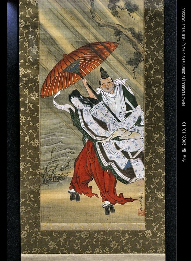 RBdj-44博物馆的臧品—穿古代服装男女的绘画