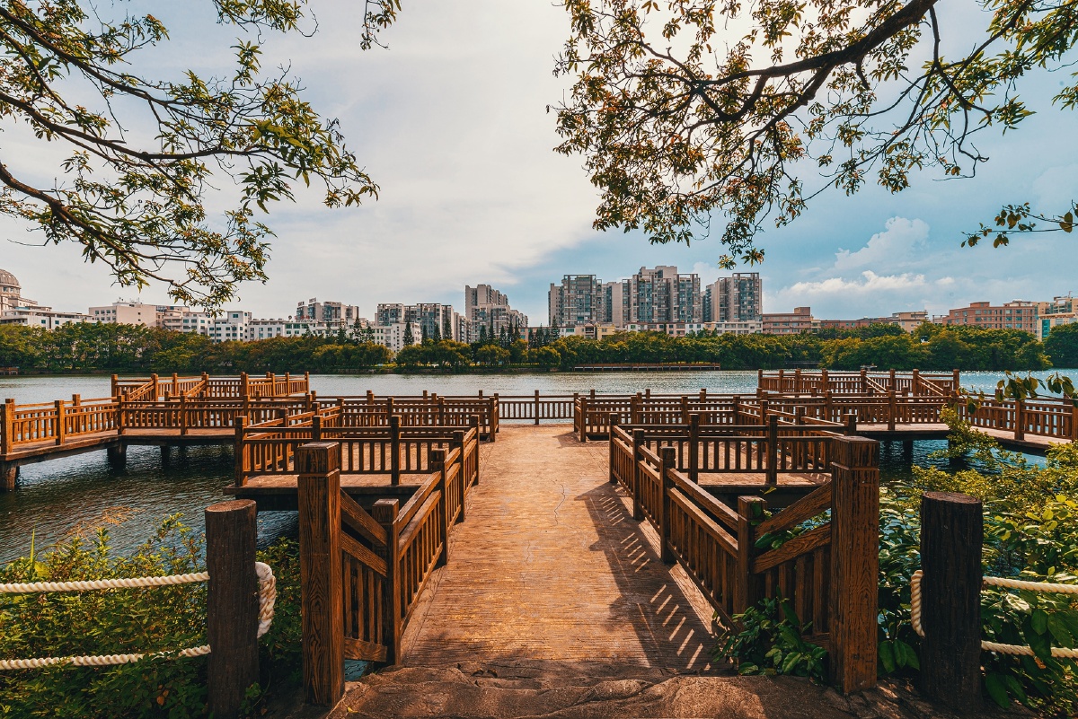 公园小景摄于阳江北湖公园