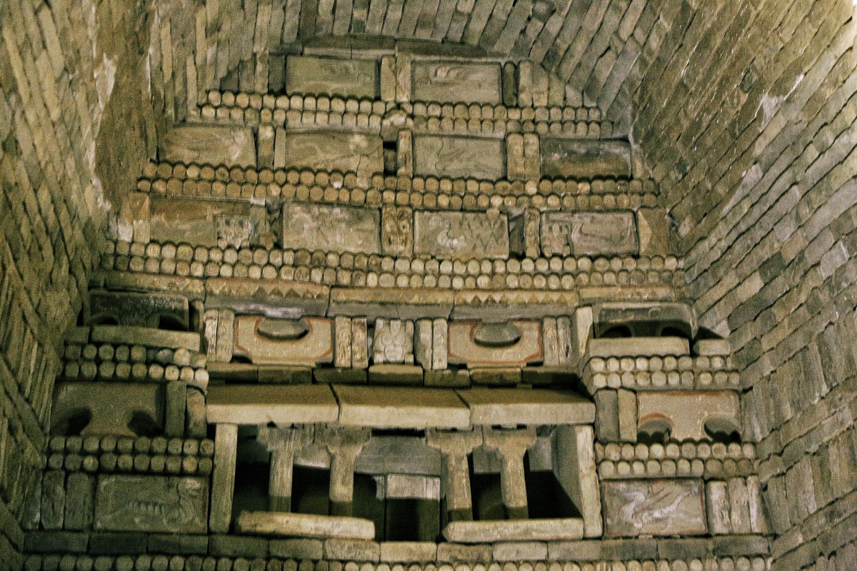 敦煌月牙湾月牙泉沙漠东晋古墓