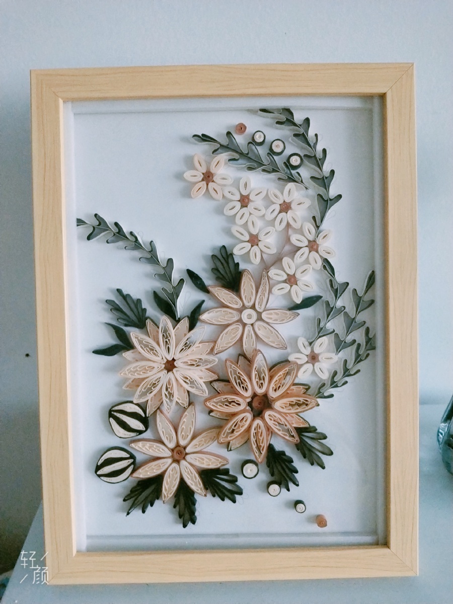 纸组成的画-衍纸