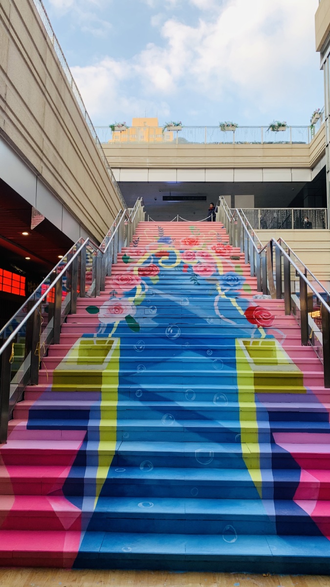 中海环宇荟 楼梯3d画