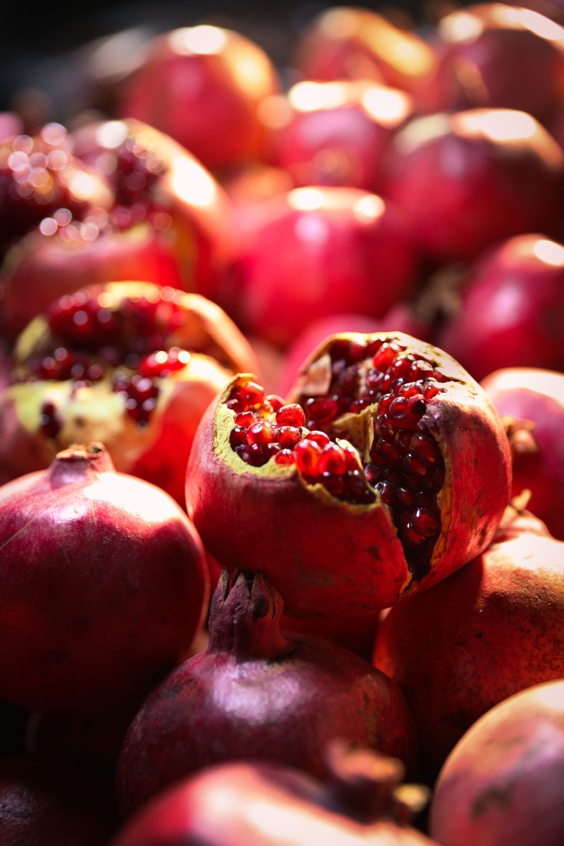 新疆的石榴红了