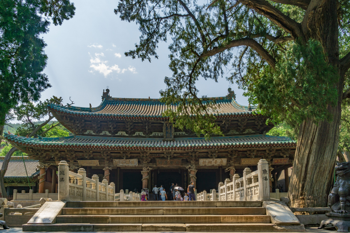 山西太原晋祠三宝——圣母殿,飞梁鱼沼,难老泉 - 徐暇客 - 图虫