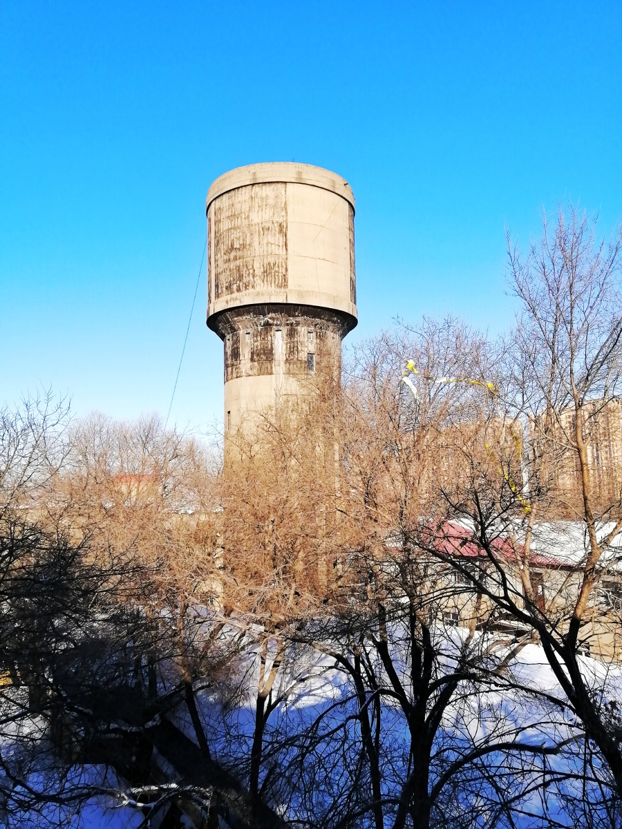 水塔俗称水楼子位于哈尔滨三棵树建于上世纪50年代出