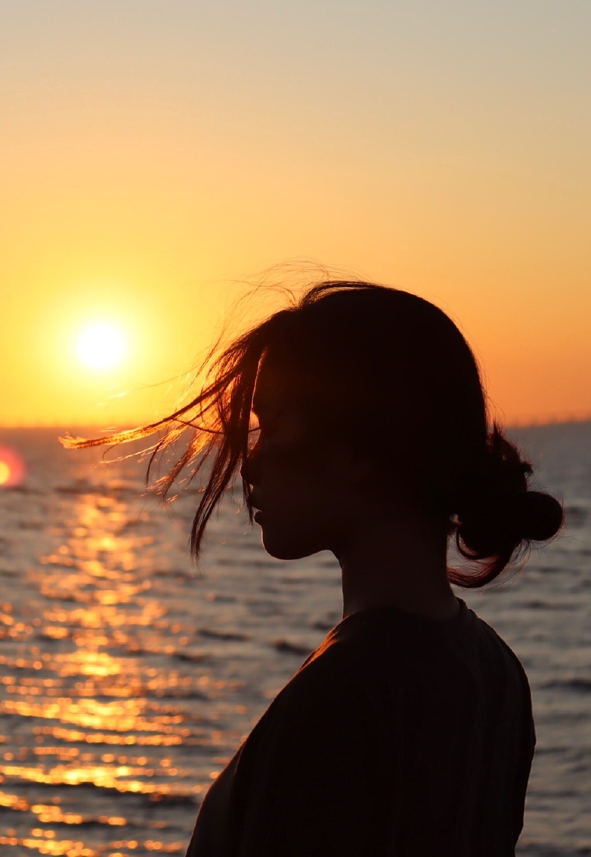 日落与日出,终点与起点 - 精灵女孩 - 图虫