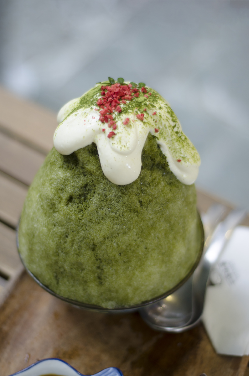 京都抹茶富士雪山刨冰