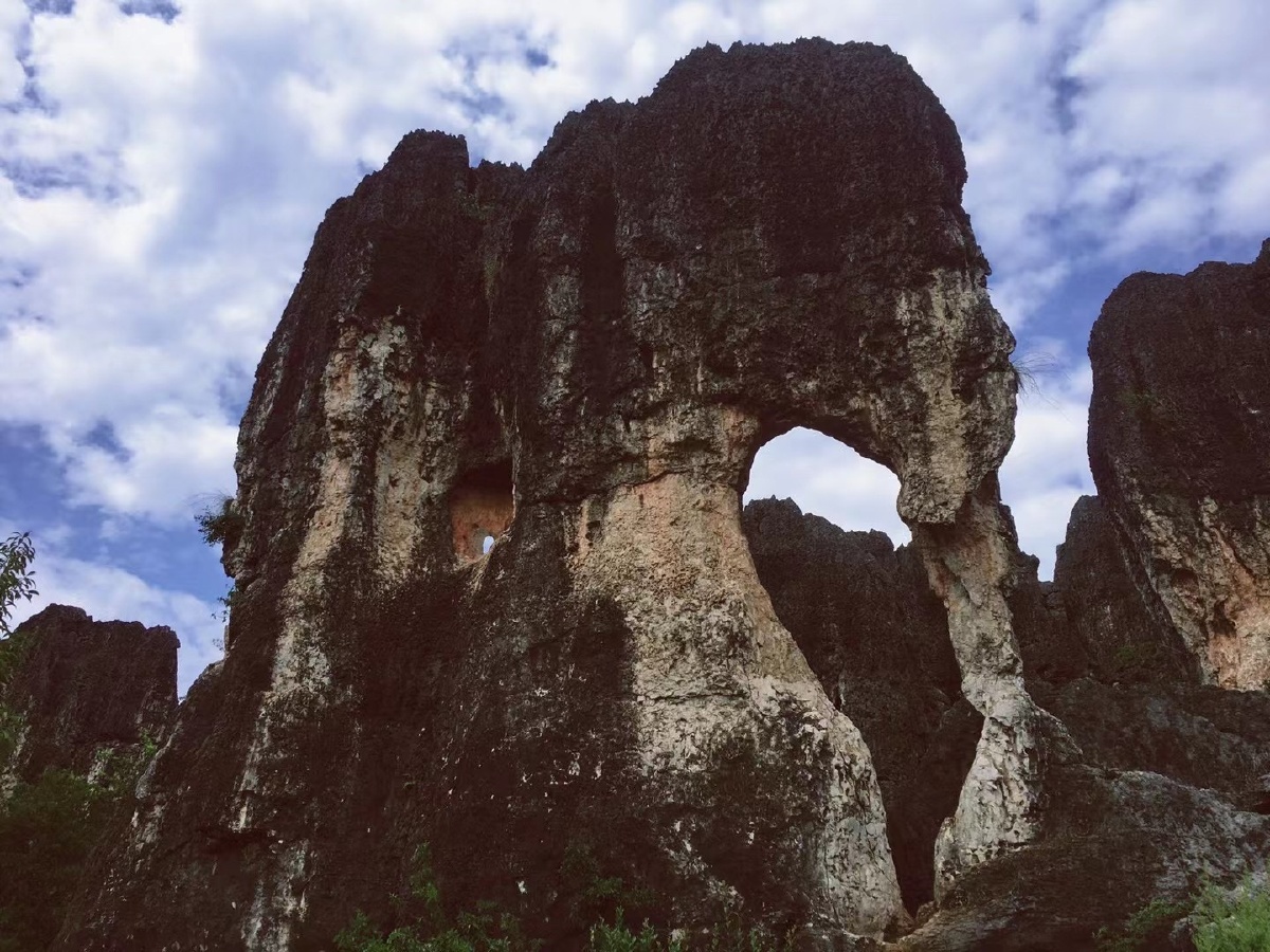 用心感受大自然的魅力乃古石林