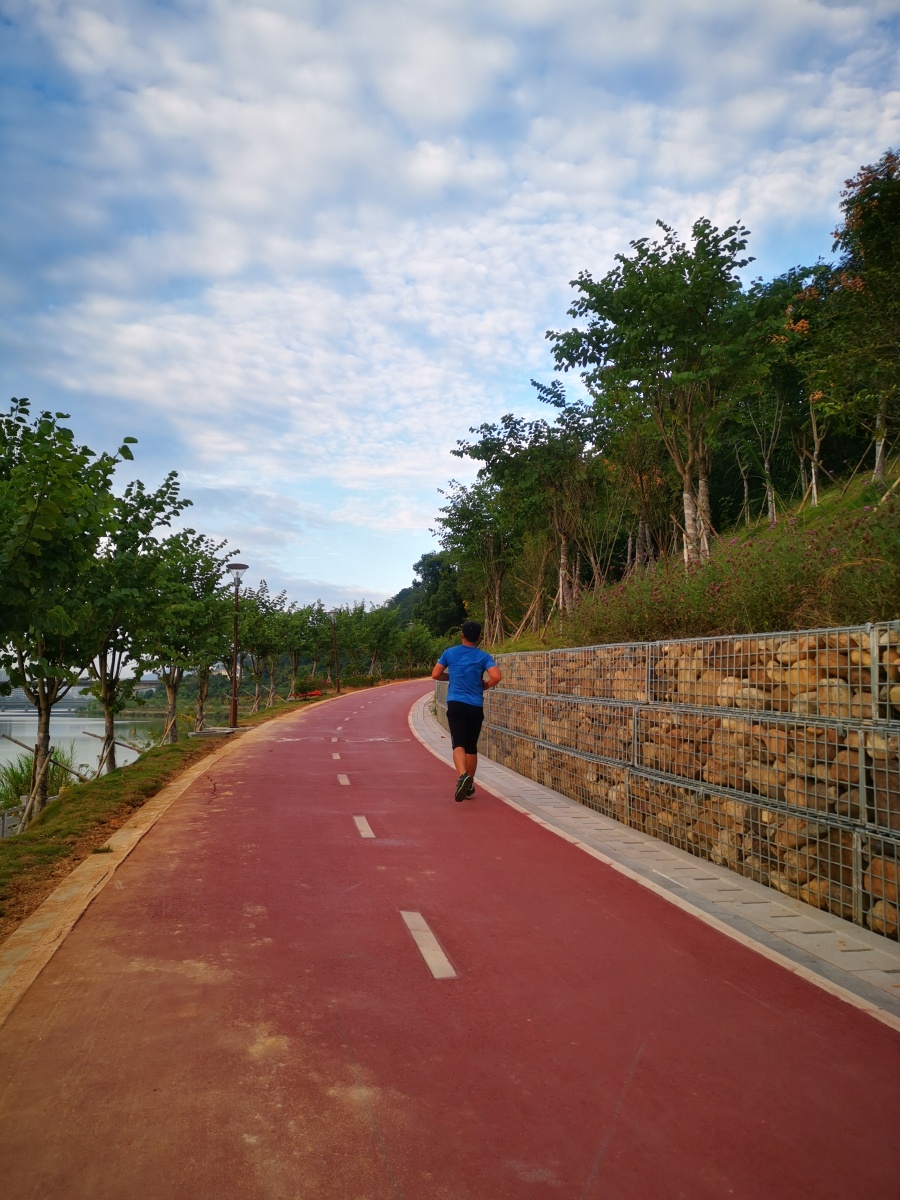 每天早上晨练打卡跑步最佳位置