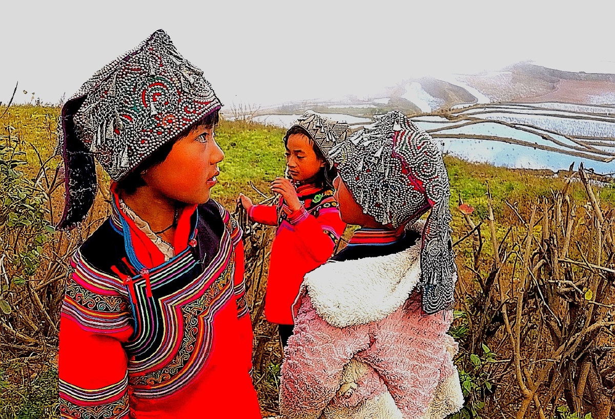 元阳哈尼族小朋友