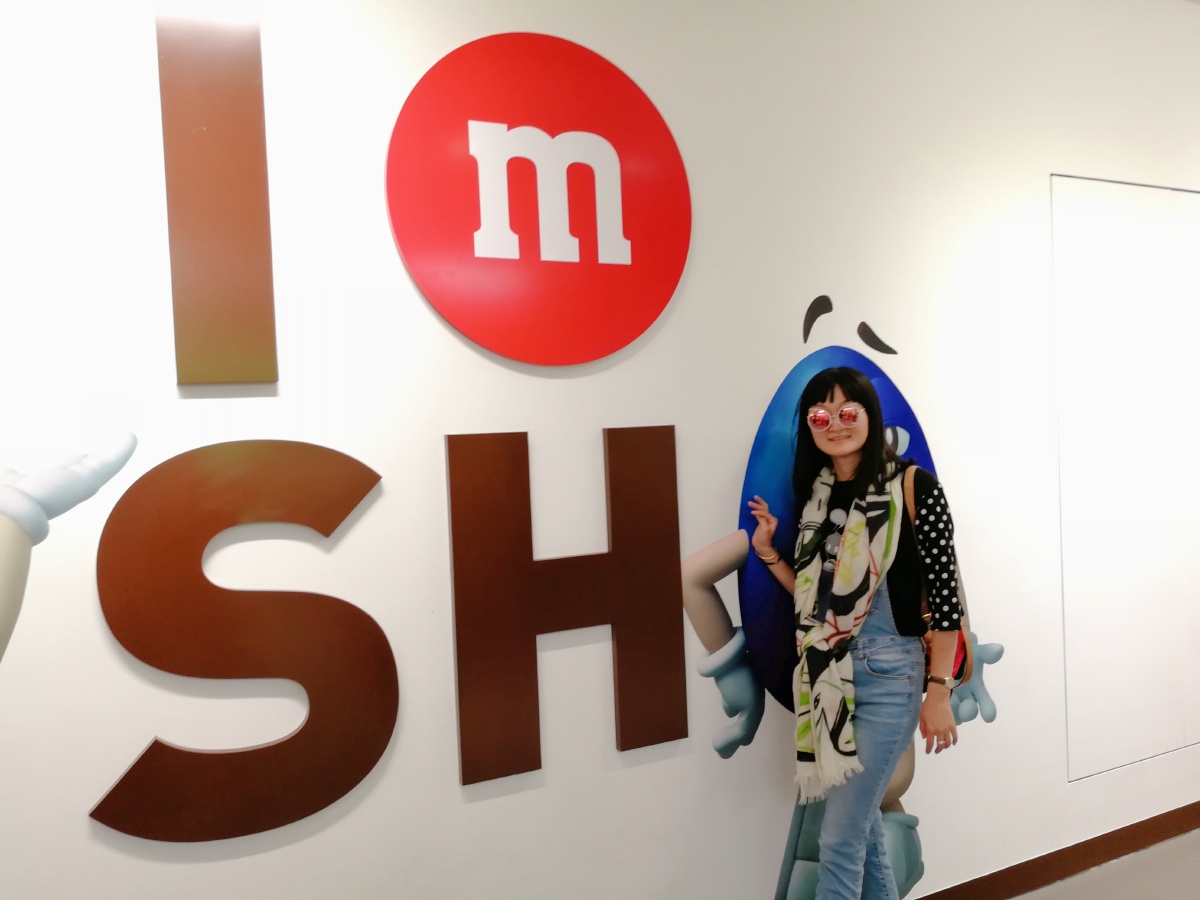 上海m&m巧克力展示店