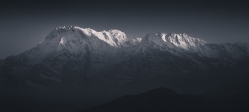 尼泊尔 博卡拉 雪山