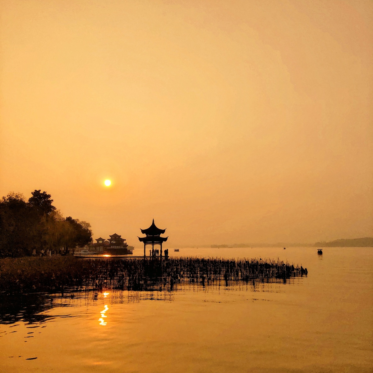 手机摄影西湖美景