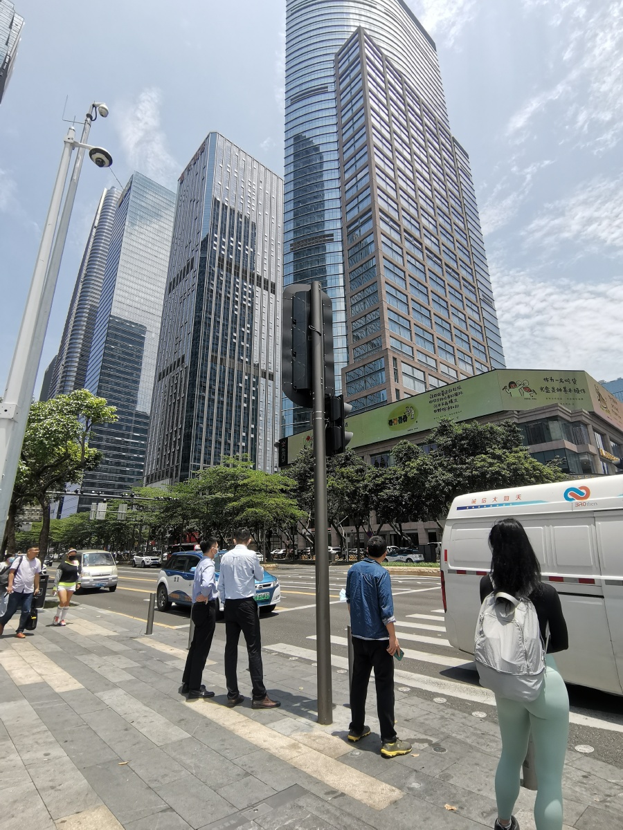 深圳福田街景随拍不用加特效也很美