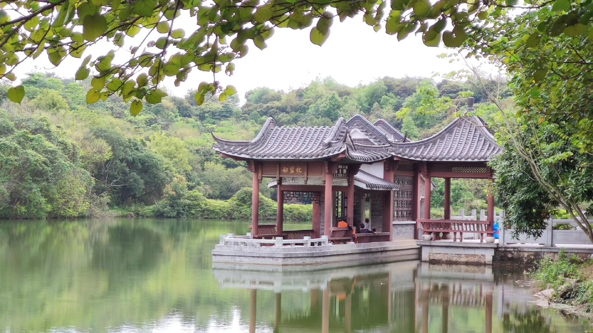 同沙生态园映翠湖