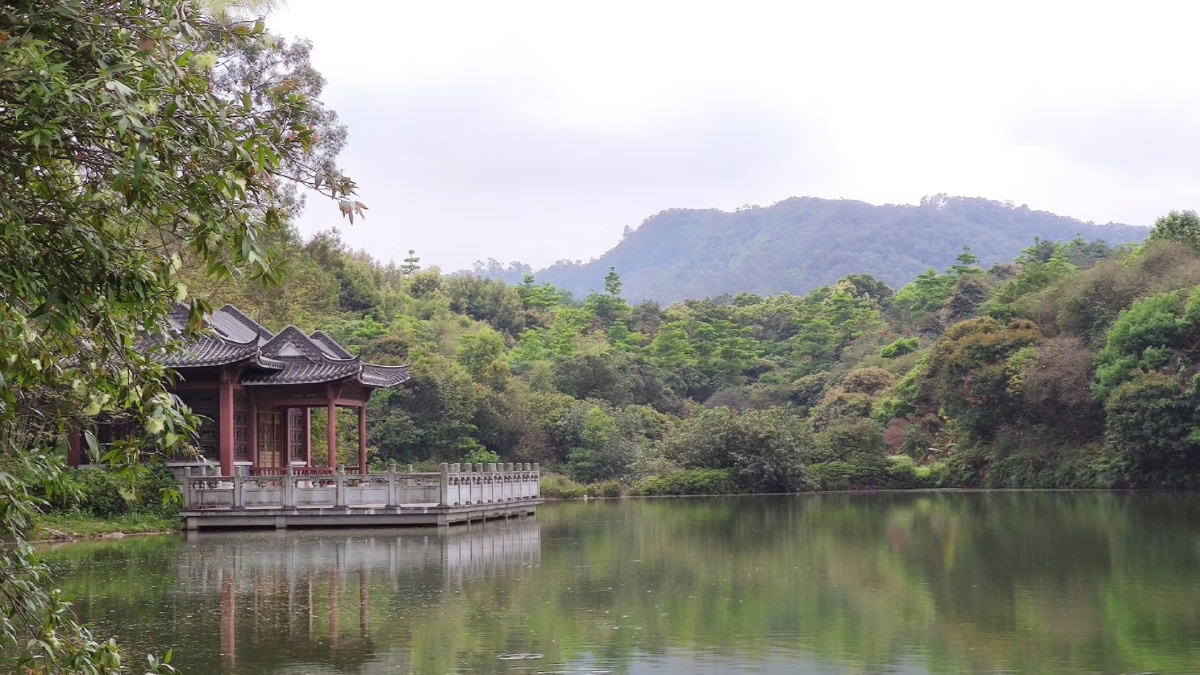 同沙生态园映翠湖