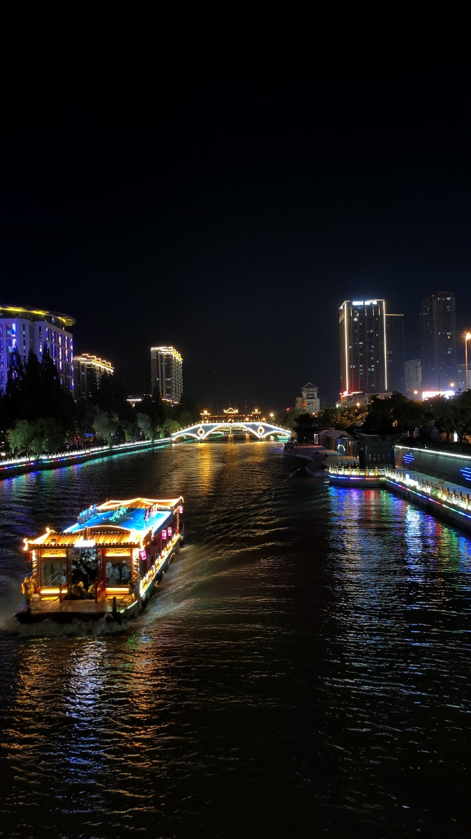 多彩非遗展3344运河三千里最忆清江浦清江浦夜景第一幅是清江浦楼第二