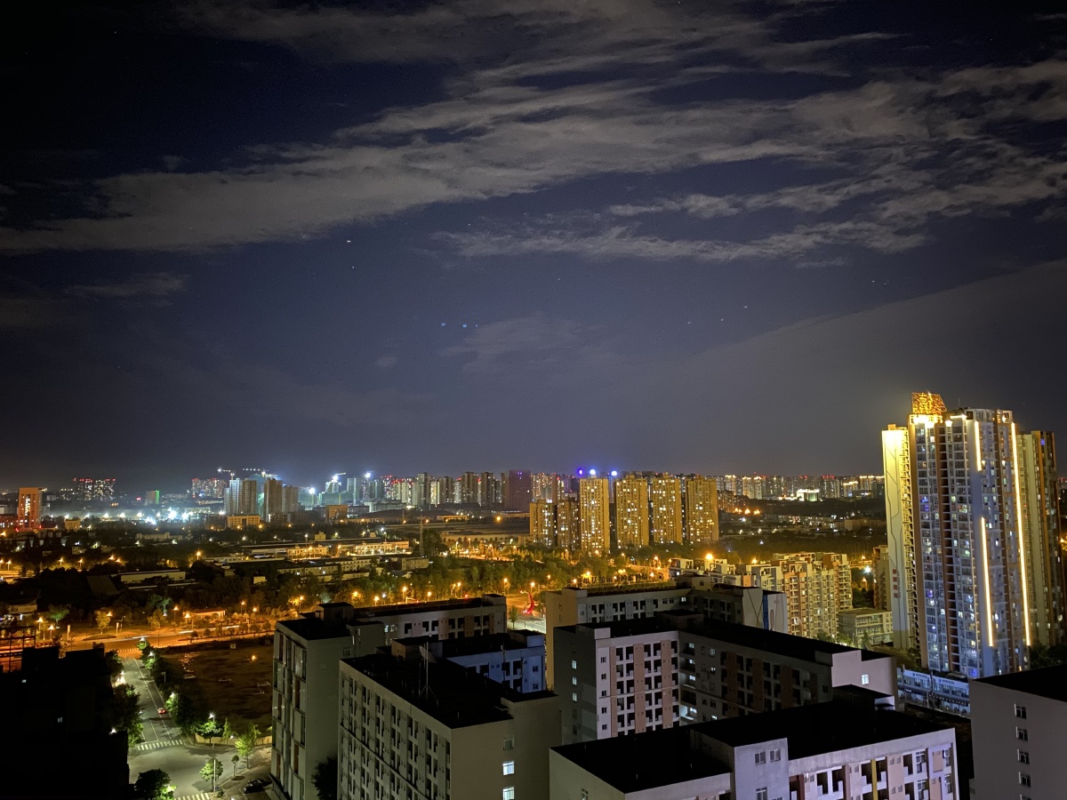 欣赏一下夜色灯光
