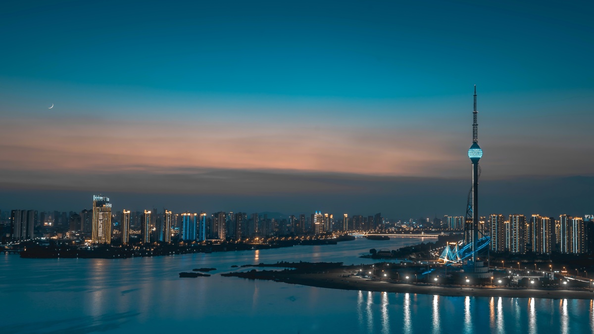 临沂三河口夜景