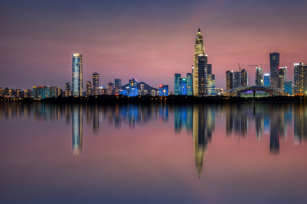 深圳湾后海夜色