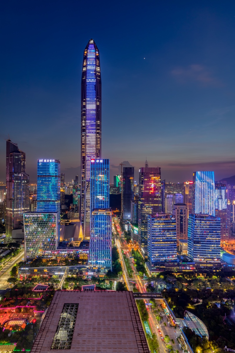 福田中心区cbd夜色