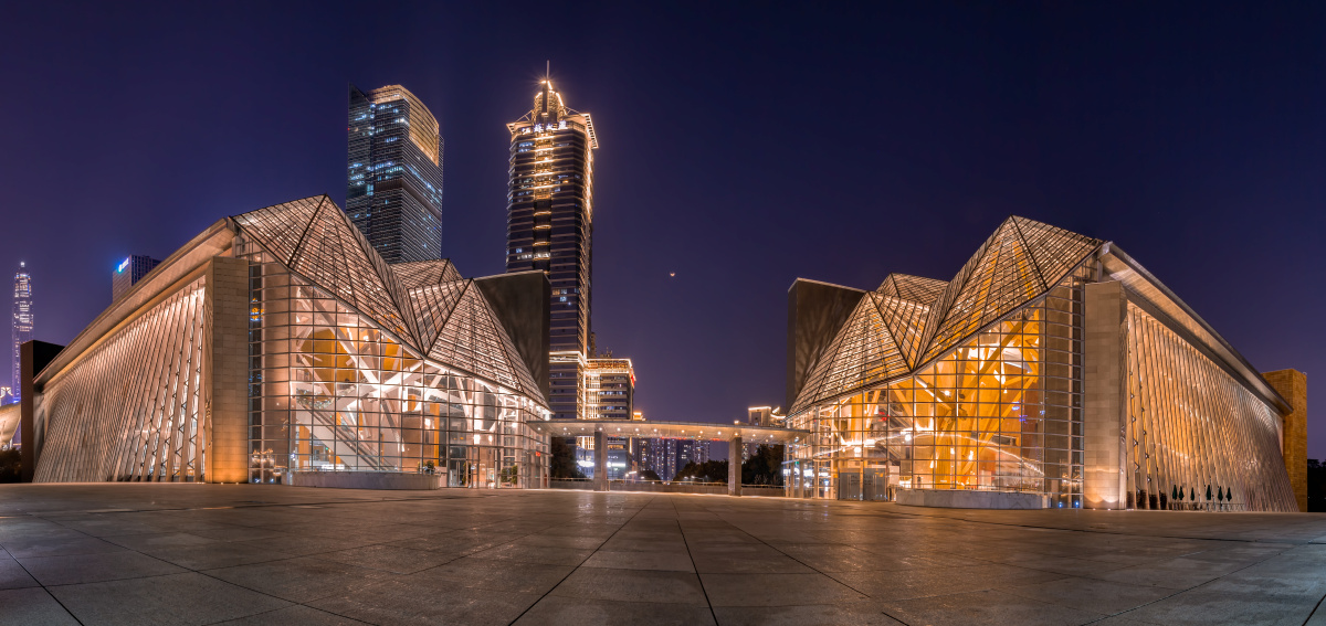 深圳图书馆与音乐厅