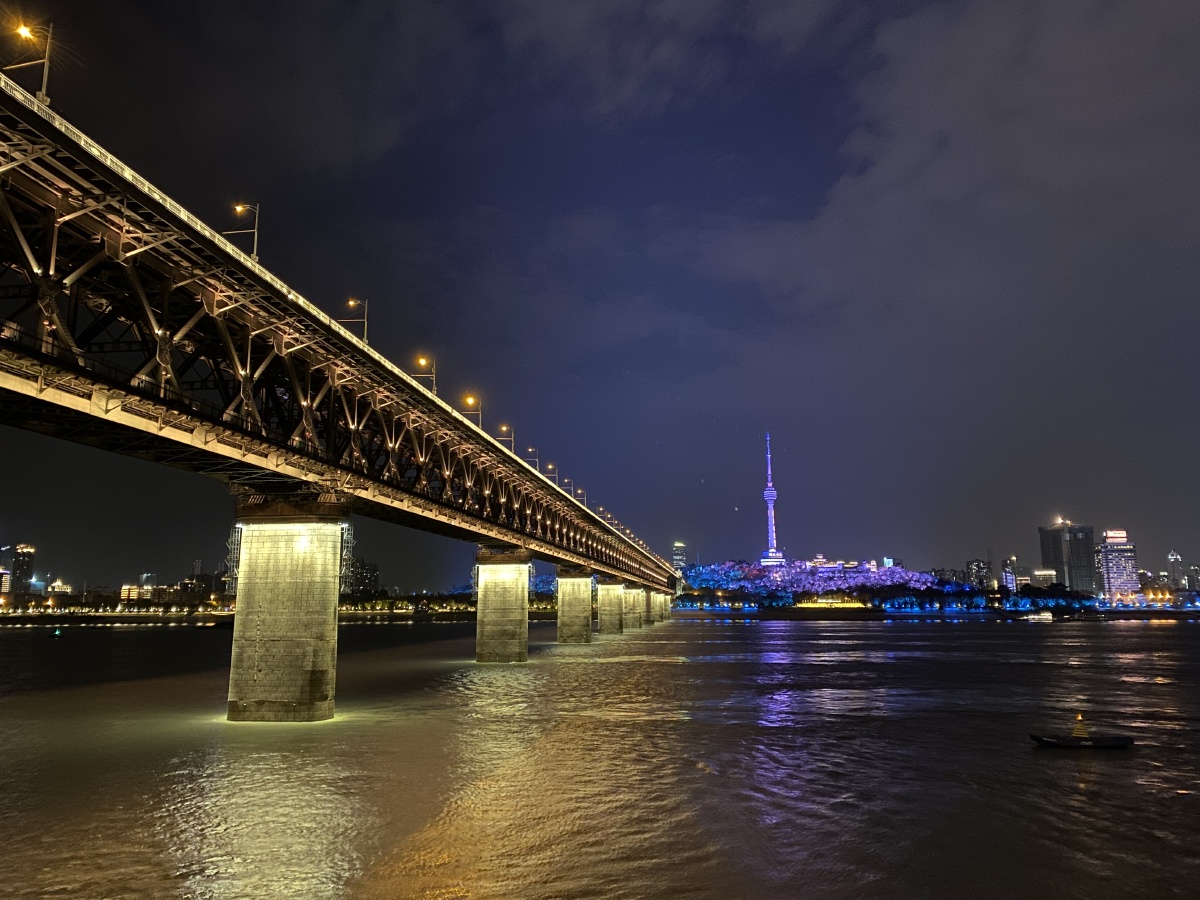 武汉长江大桥之夜景
