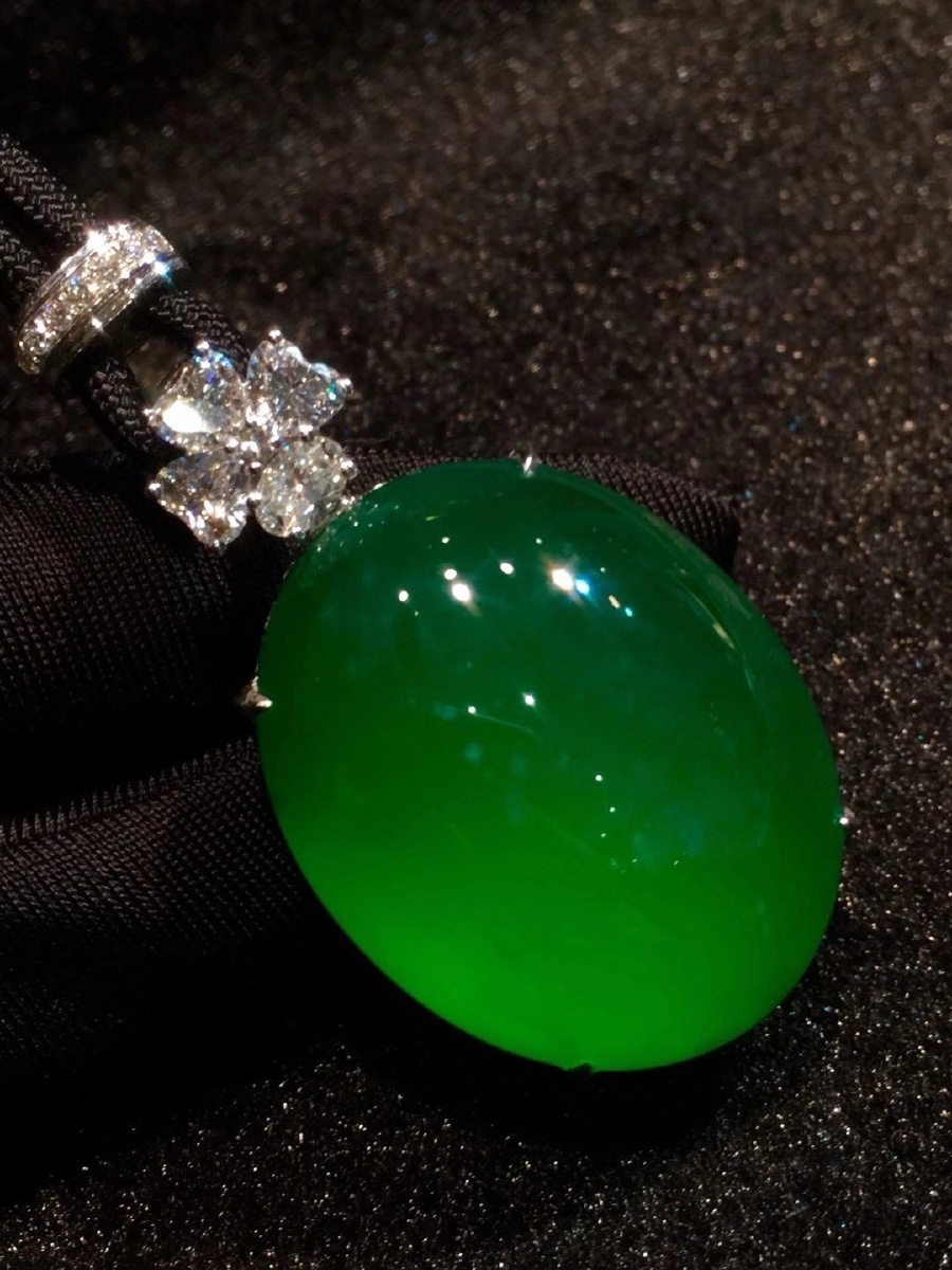 夜明珠极品木纳帝王绿美物78