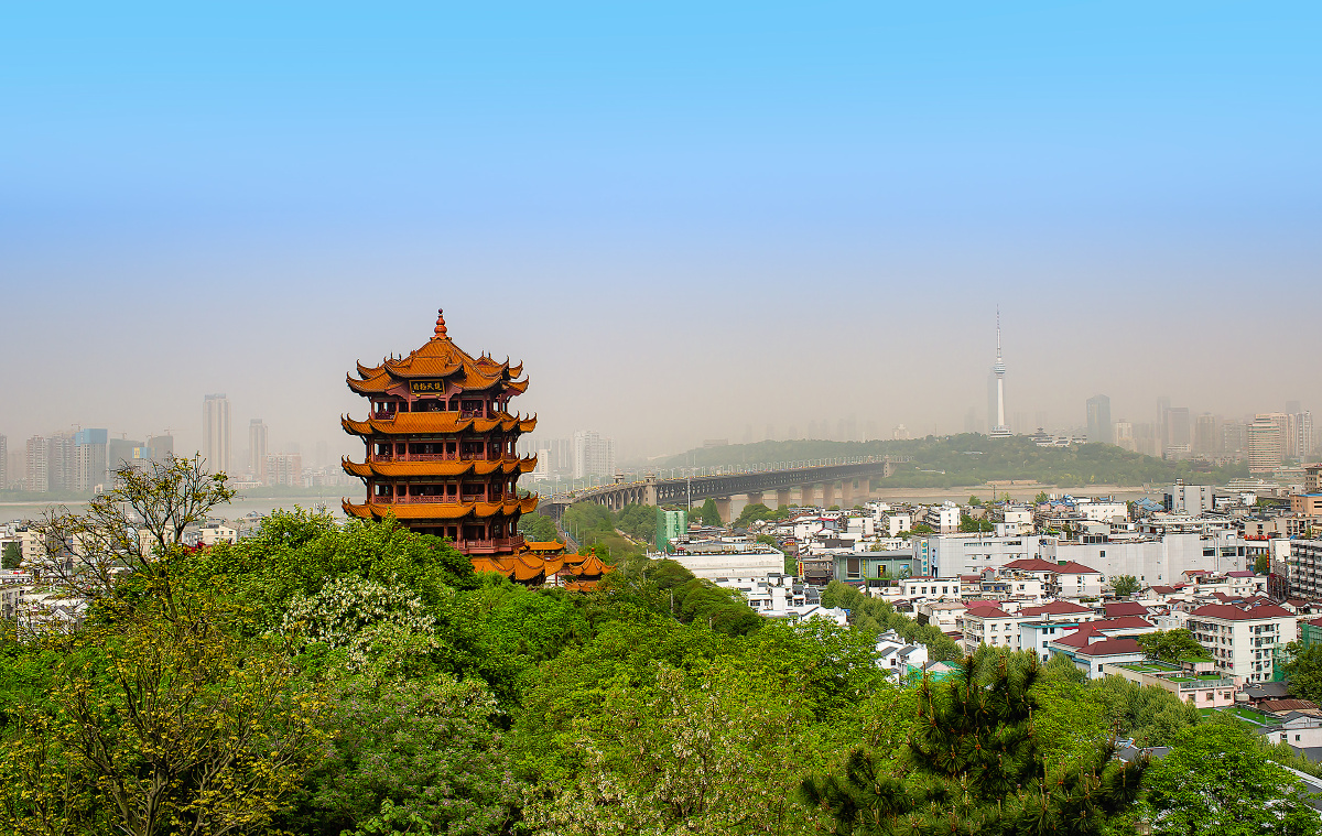 武汉长江大桥&武汉黄鹤楼