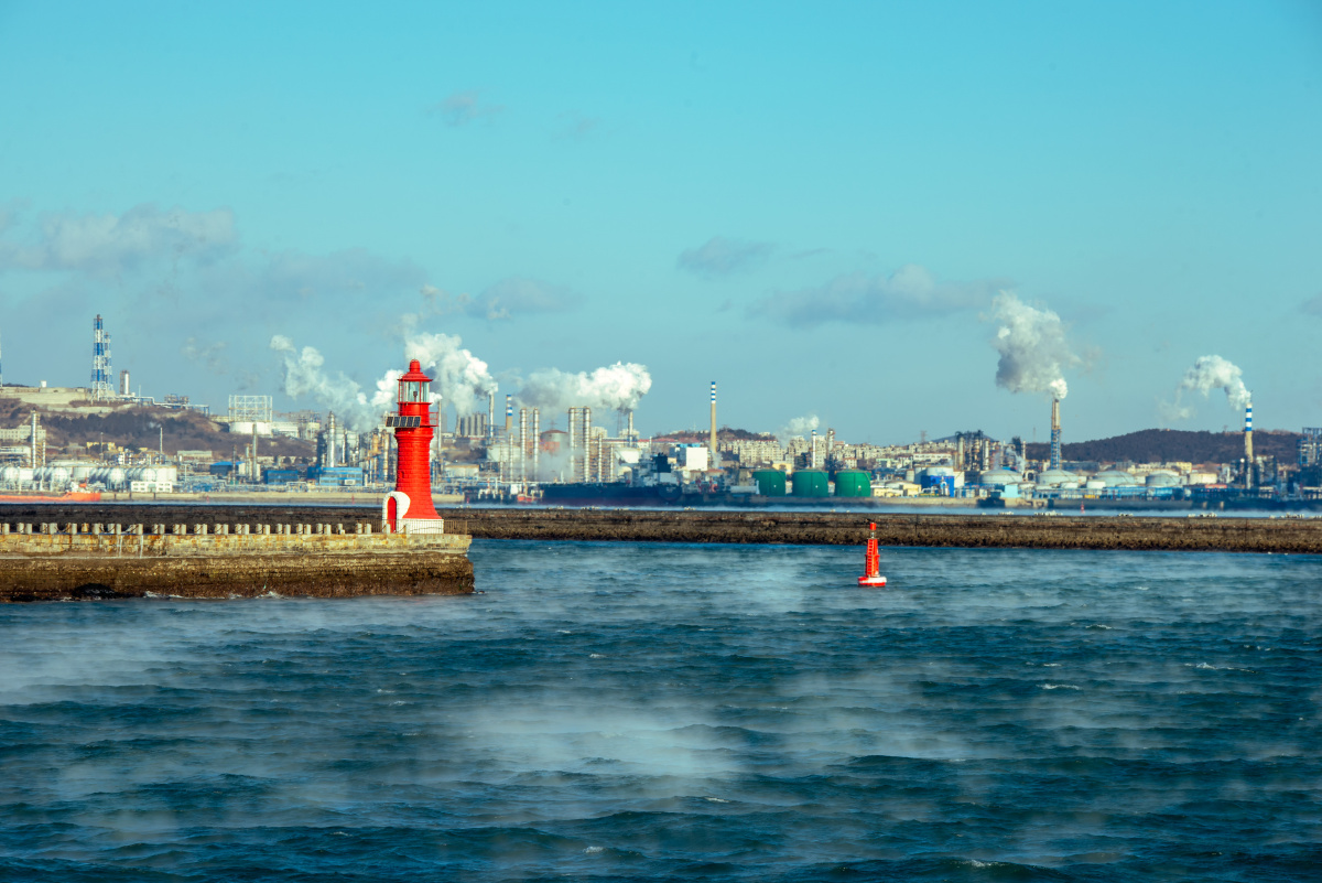 大连港码头海浩景观