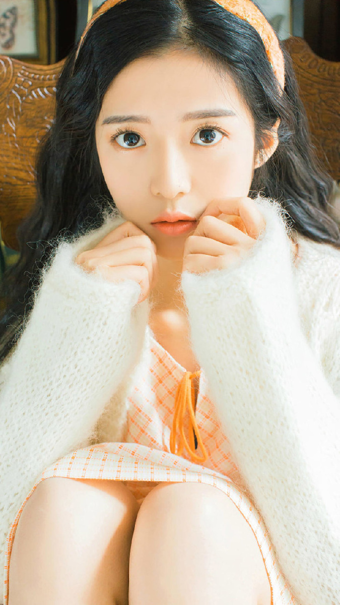 气质优雅清新美少女温柔恬静