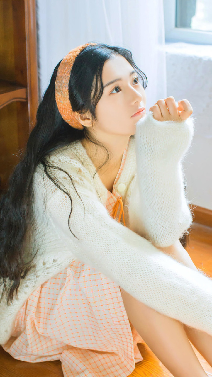 气质优雅清新美少女温柔恬静