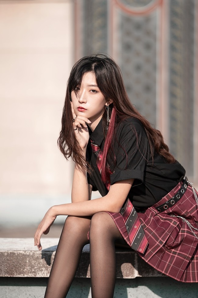 jk少女冷酷气质的小姐姐