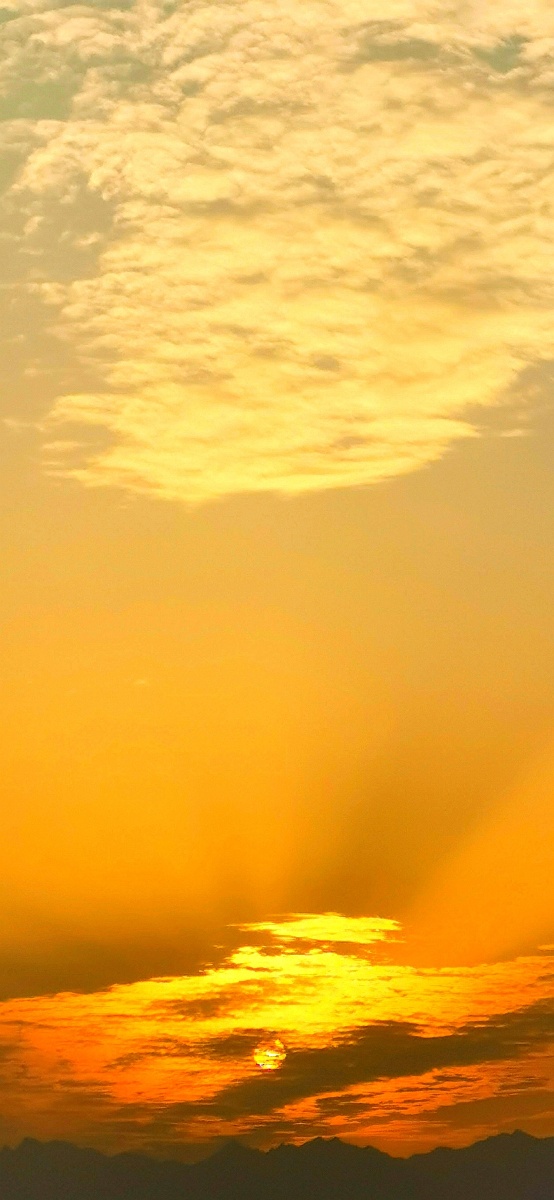 夕阳全屏壁纸落日余晖