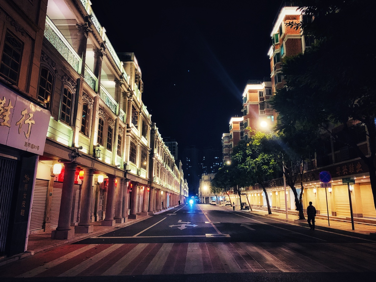 汕头老街夜晚