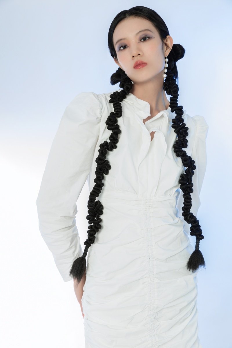 麻花辫商业拍摄