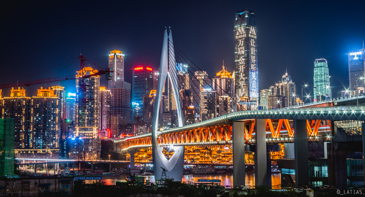 千厮门大桥夜景