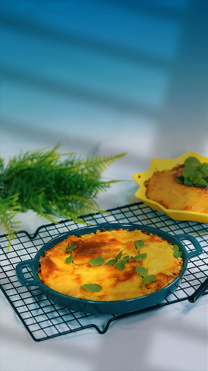 早安芝士焗蛋饭香喷喷出炉