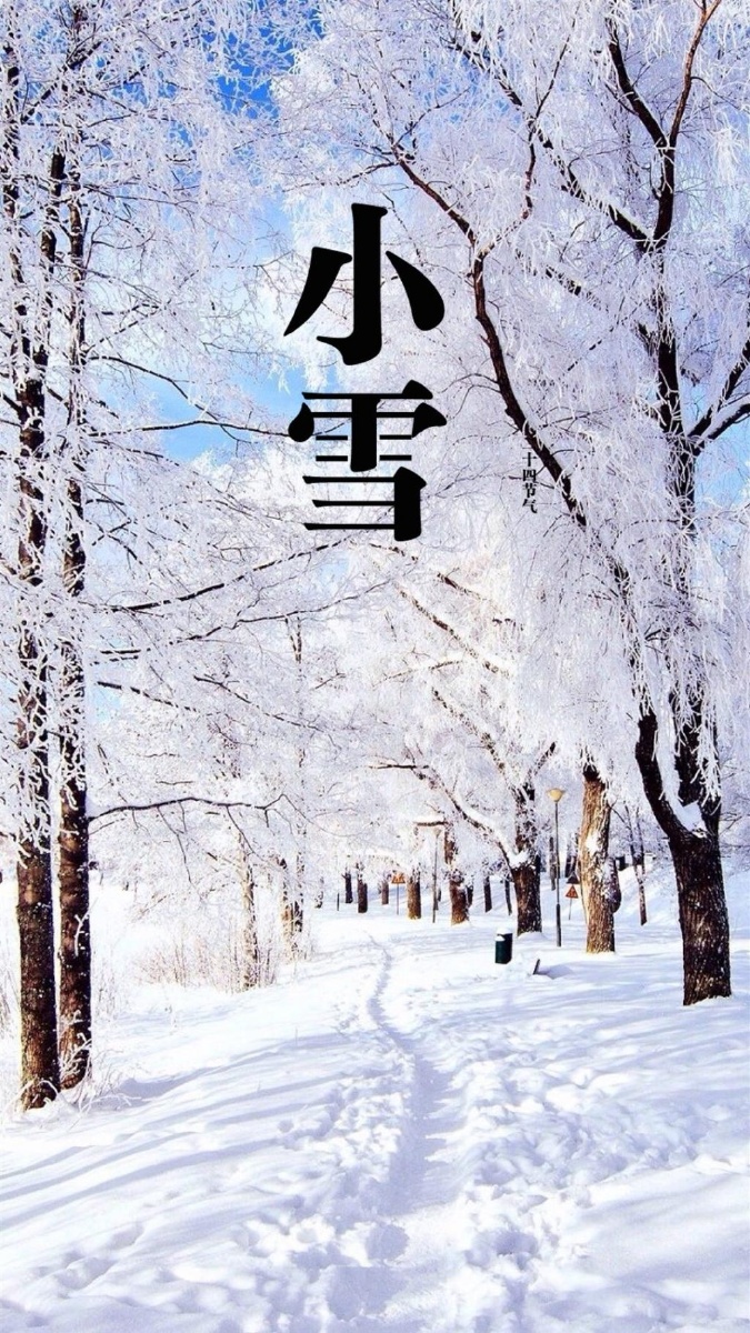 二十四节气小雪自然风光