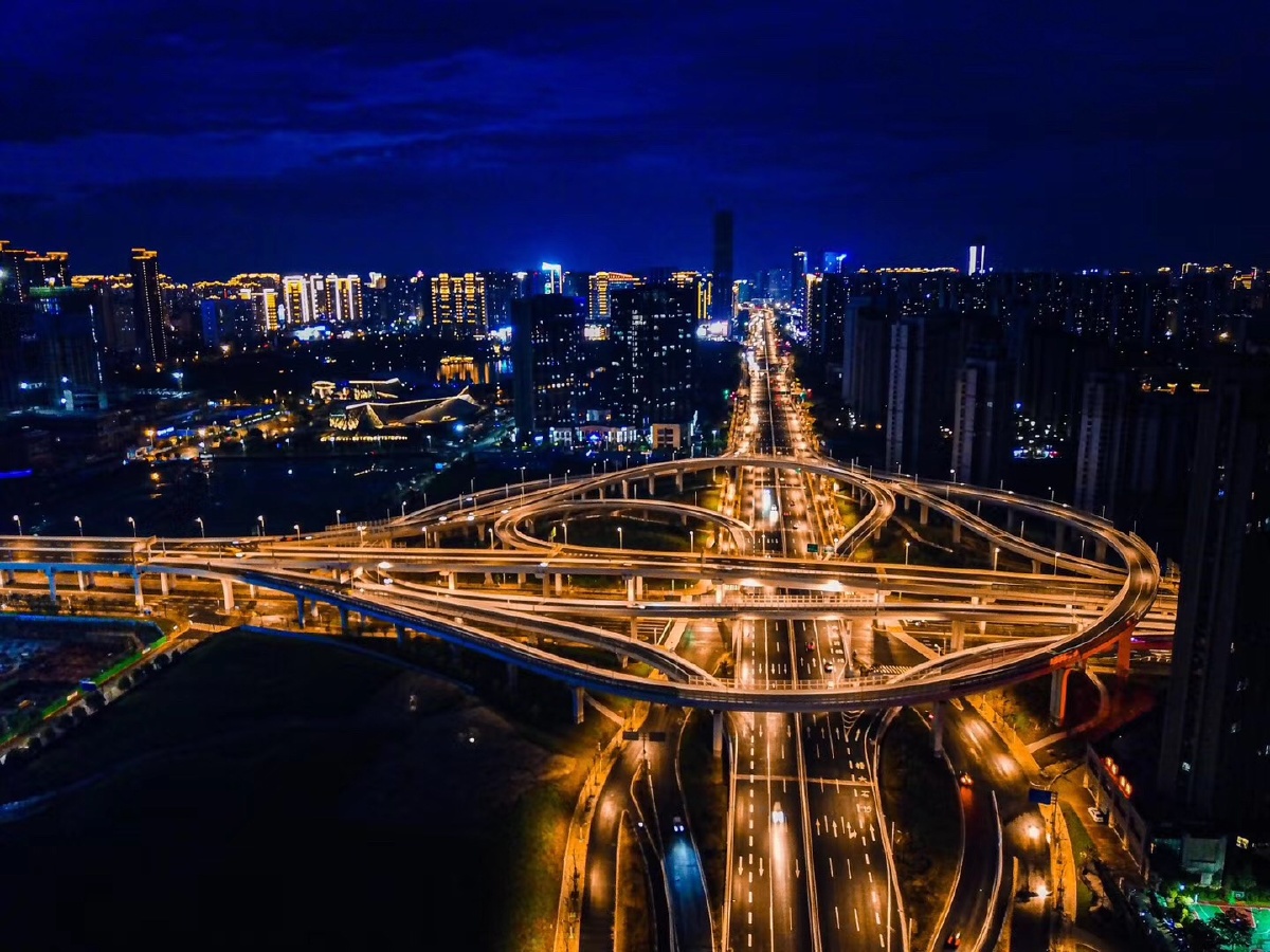 赣州市新世纪大桥高架立交桥