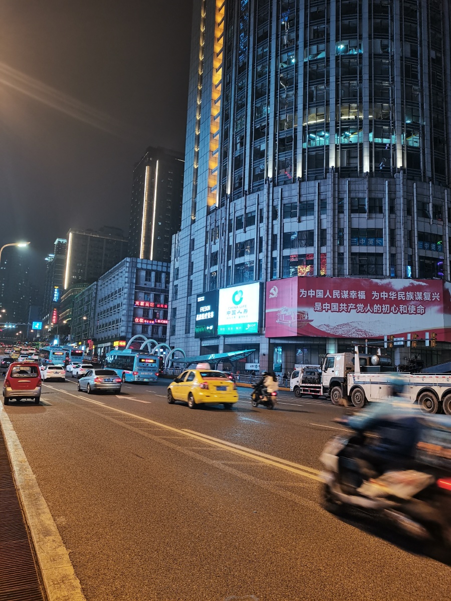 夜街重庆观音桥夜景