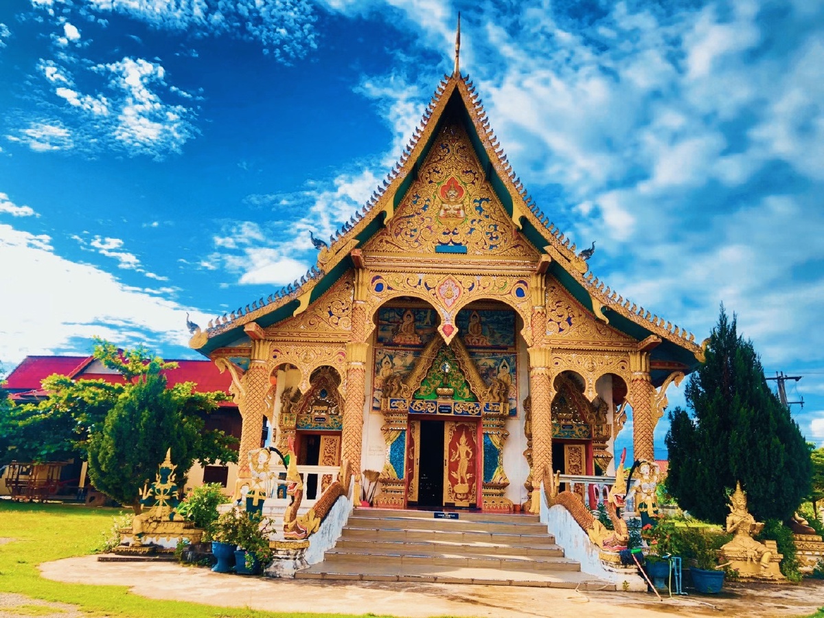 老挝的到处都是风景