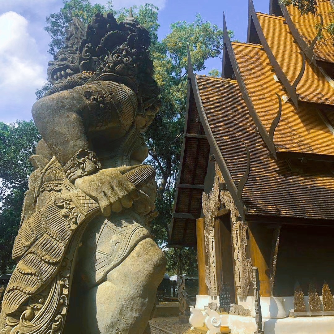 泰国清莱的黑庙如梦如幻