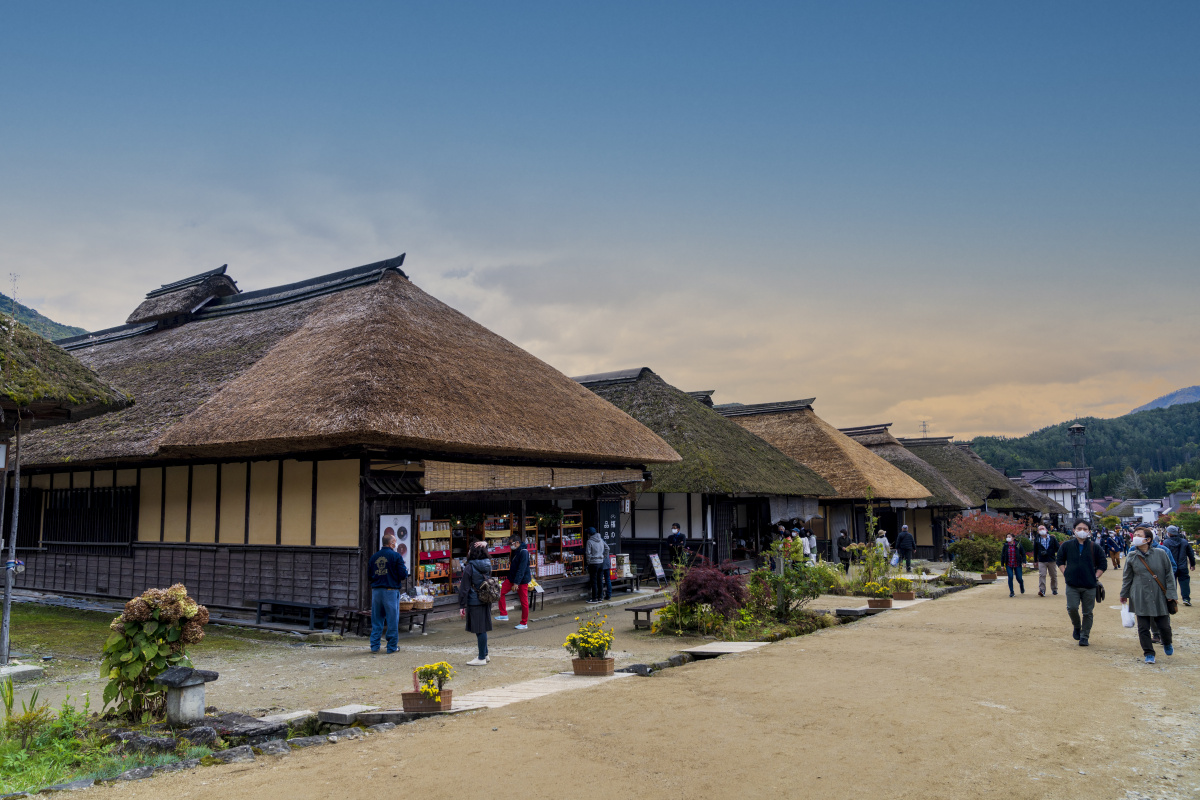 保持江户古建,历尽400年的驿站,古风古貌小村庄