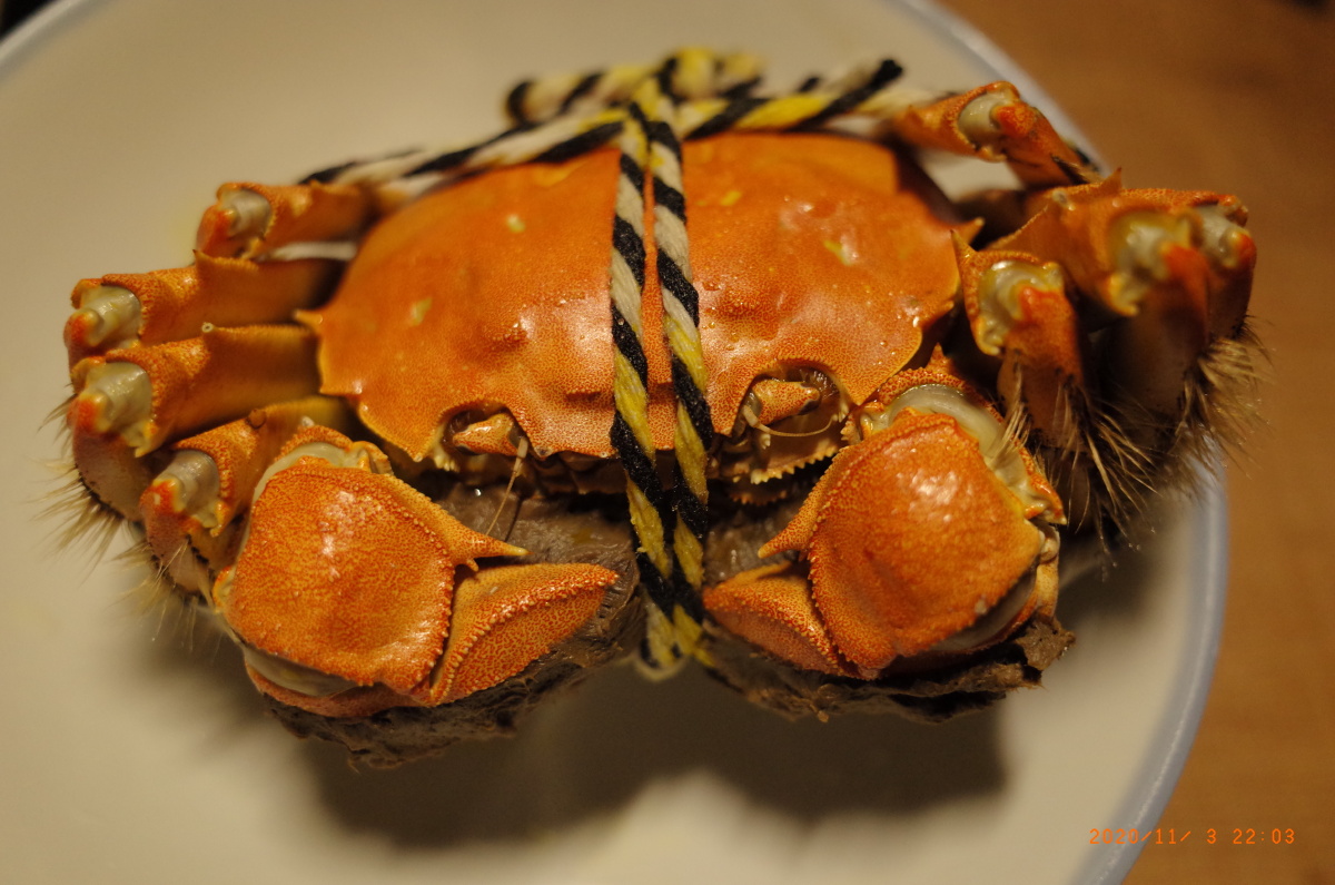 柿子与螃蟹同吃