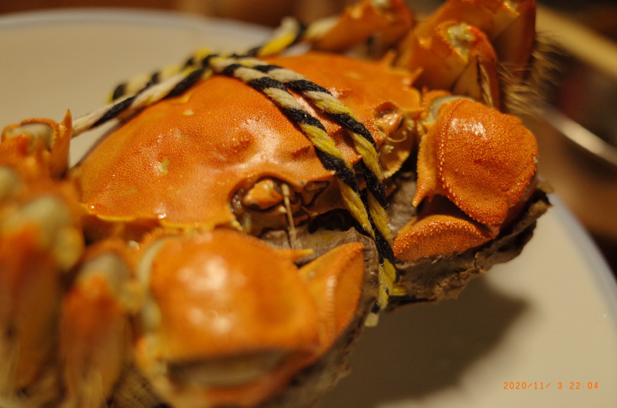 柿子与螃蟹同吃