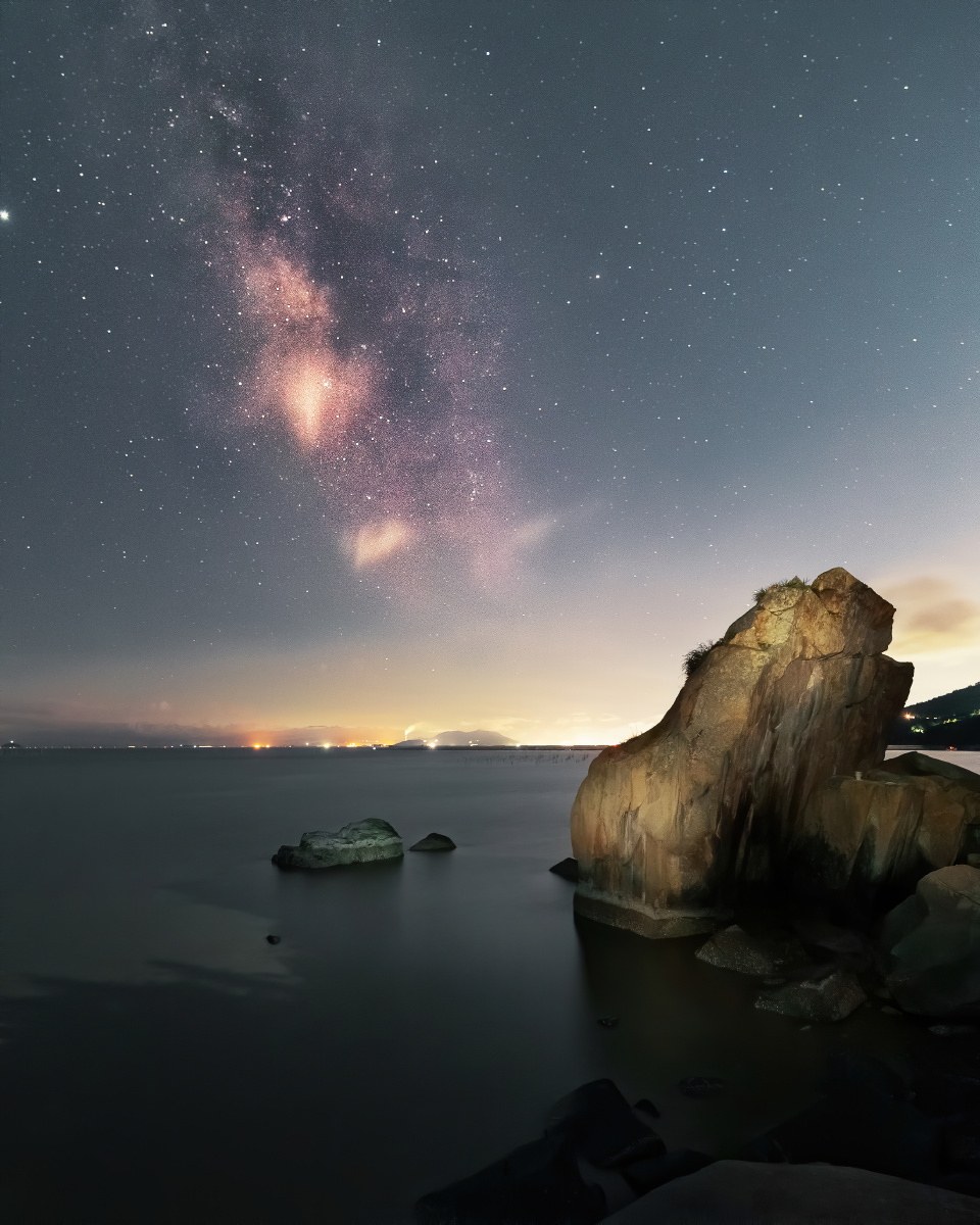 繁星闪烁摄于西湾