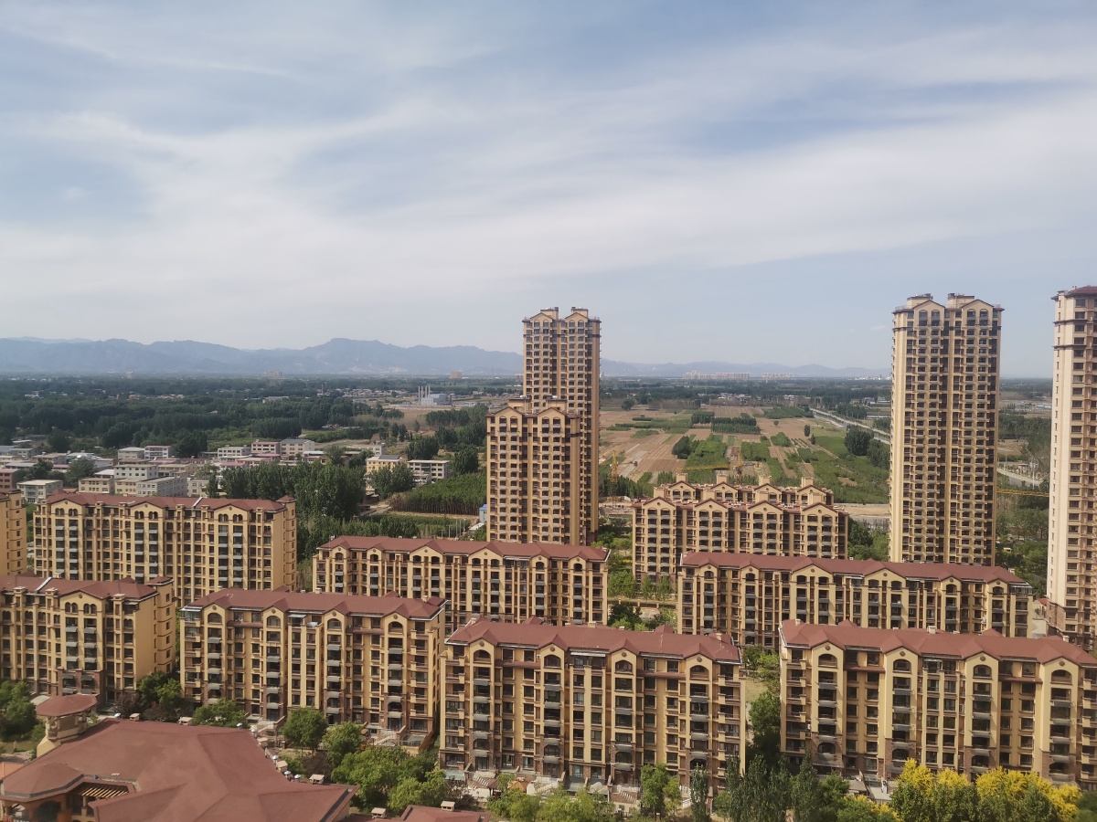 涿州河北城市风景楼上看风景上园天伦湾