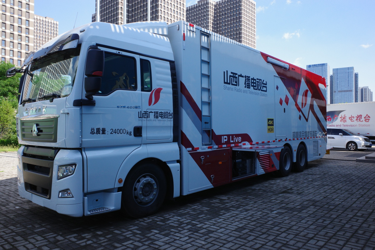 边走边看,264,山西电视台老,中,青,过去,现在,将来三个时代的转播车,