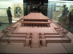元大都宫城大明殿模型正面
